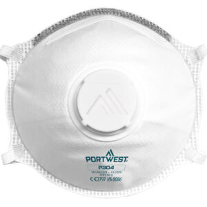 P304 Portwest - Μάσκα Αναπνοής FFP3 με Βαλβίδα Dolomite Light Cup