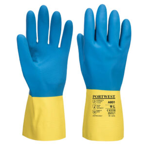 A801 Portwest - Chem 300 Λατέξ Γάντι Διπλής Εμβάπτισης