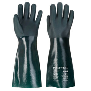 A845 Portwest - Γάντι Χημικής Προστασίας Chem 450 PVC Διπλής Επικάλυψης