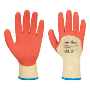 A105 Portwest – Γάντι Εργασίας Latex 3/4 Επικάλυψης με Ενισχυμένη Προστασία & Άνεση