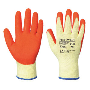 A109 Portwest – Γάντι Grip 10 Latex Crinkle (Retail Συσκευασία)