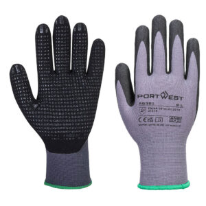AB351 Portwest – Γάντια Nitrile Grip με Τελείες για Ενισχυμένη Πρόσφυση (Συσκευασία 12 Ζευγών)
