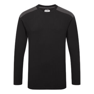 W1664 Portwest – Δίχρωμο Βαμβακερό T-Shirt Μακρυμάνικο