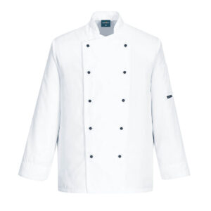 C834 Portwest - Σακάκι Σεφ Πολυτελές Ύφασμα Polycotton για Επαγγελματική Χρήση