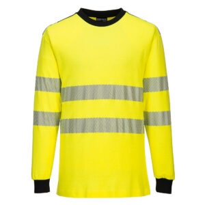 FR701 Portwest – PW3 Modaflame Knit Αντιφλογιστικό T-Shirt Υψηλής Ορατότητας