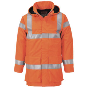 S774 Portwest - Bizflame Rain Hi-Vis FR Αδιάβροχο Μπουφάν Υψηλής Ορατότητας